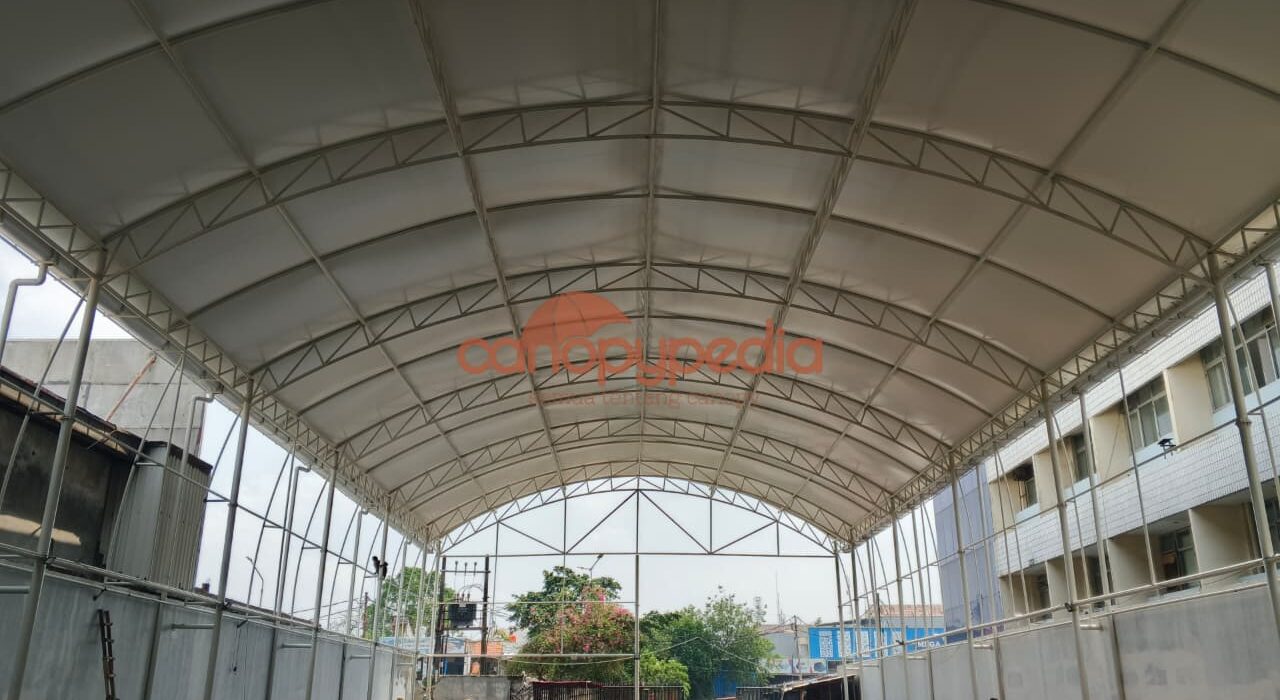 kanopi membrane lapang padael